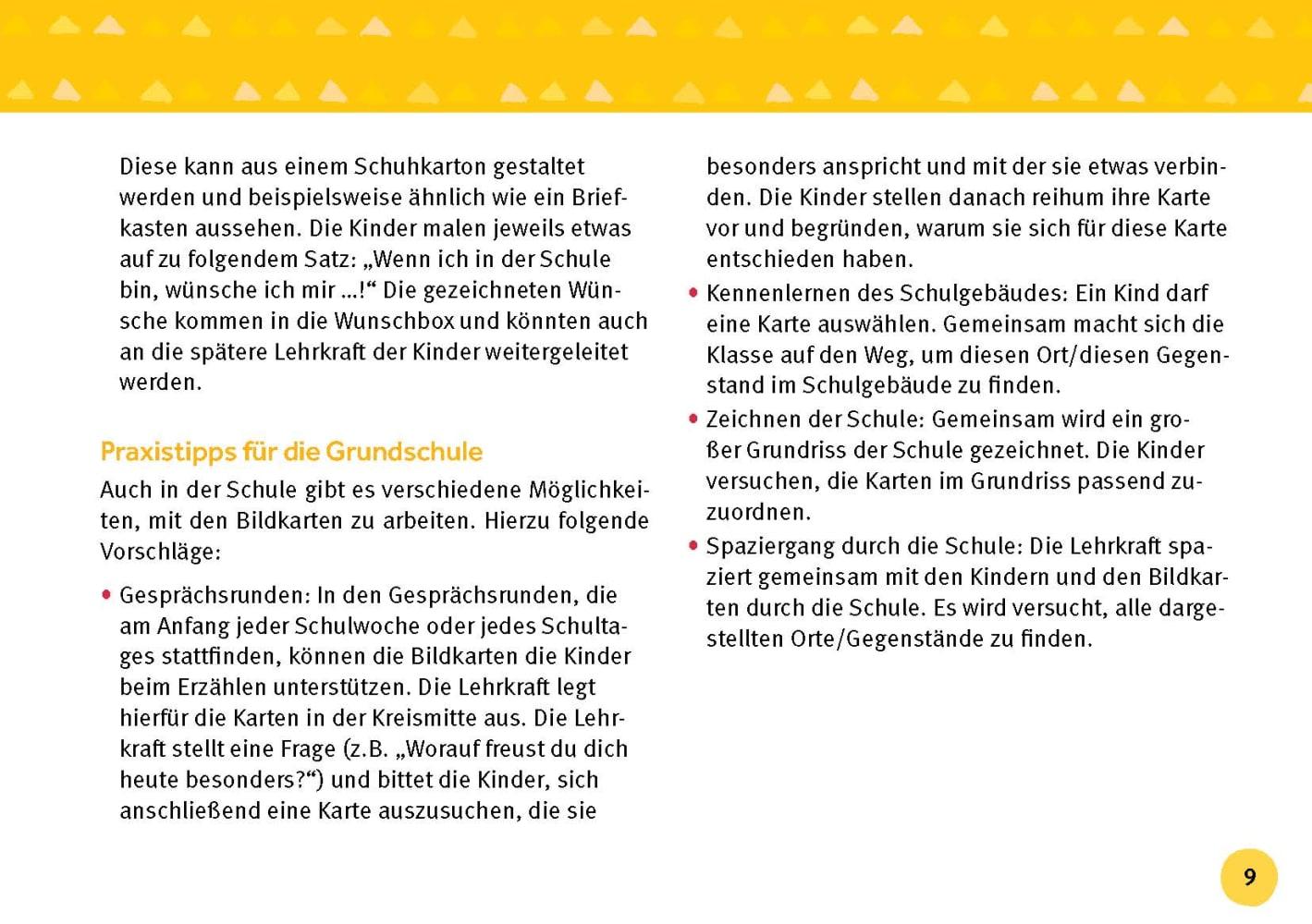 Beispielinhalt (Bild) Unser Tag in der Schule