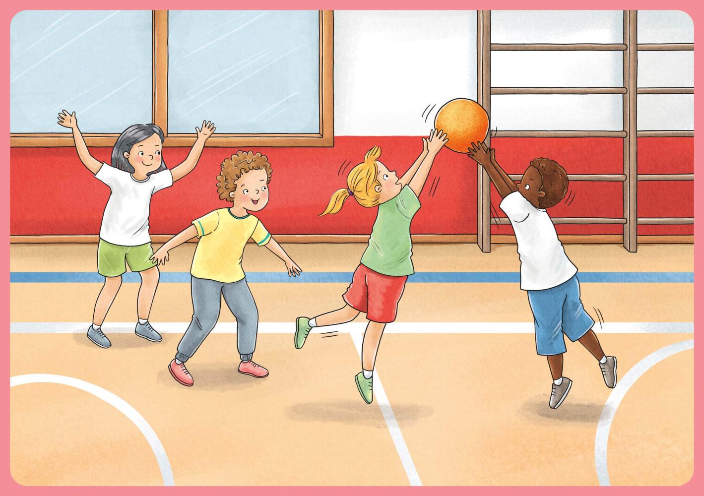 Beispielinhalt (Bild) Unser Tag in der Schule