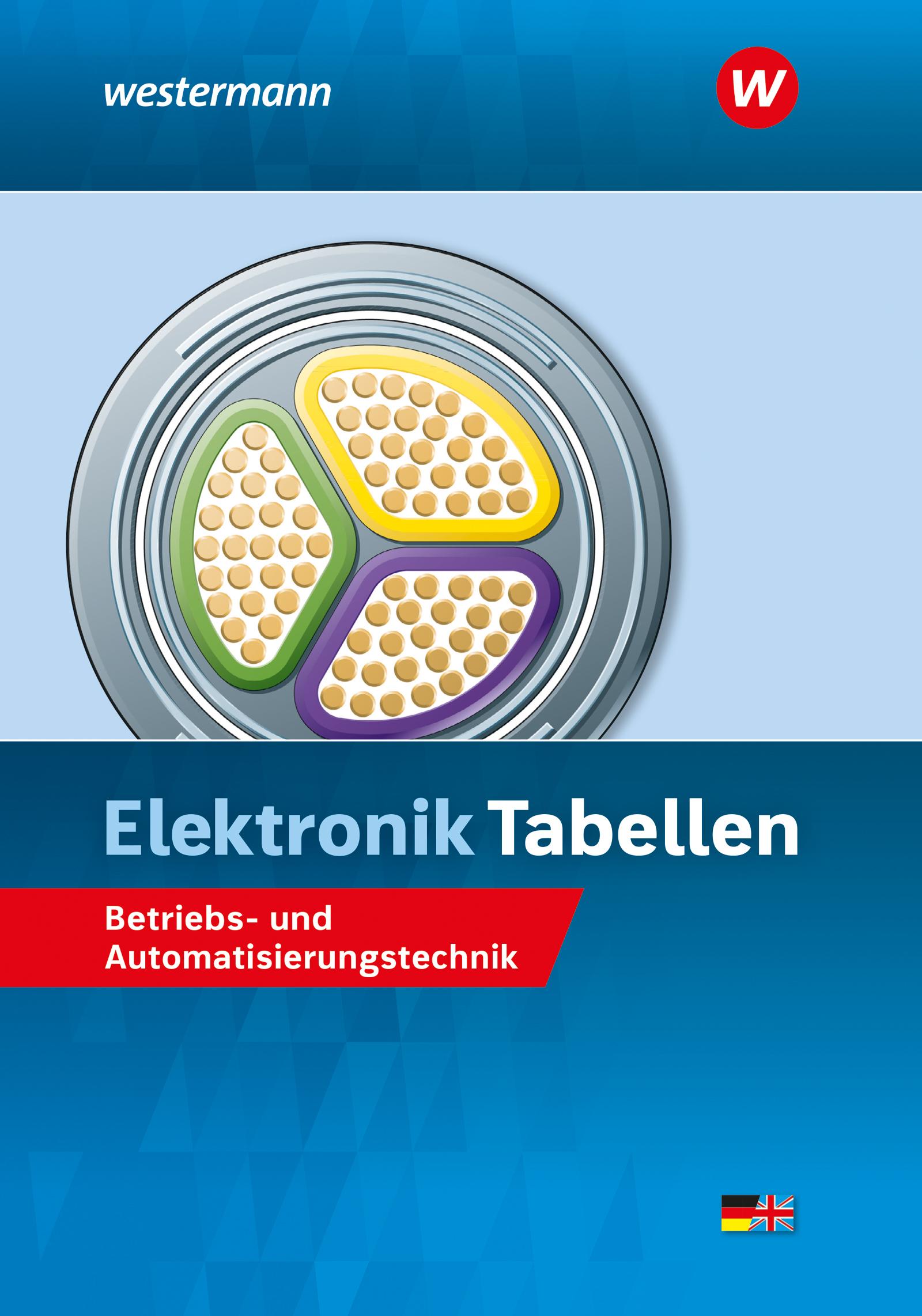 Vorderes Coverbild Elektronik Tabellen. Betriebs- und Automatisierungstechnik Tabellenbuch