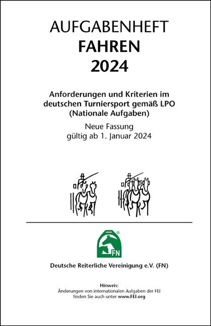 Vorderes Coverbild Aufgabenheft - Fahren 2024