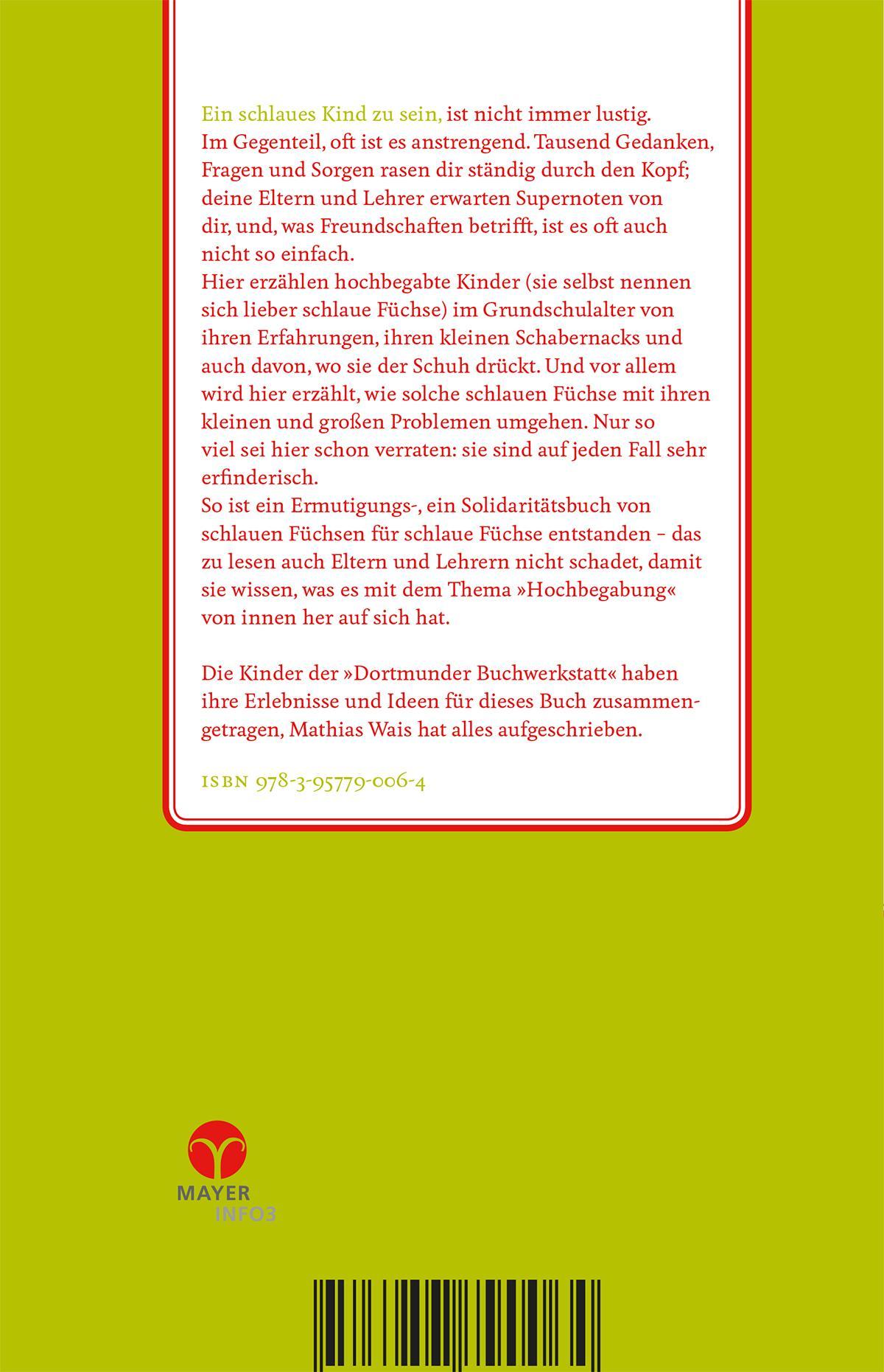 Rückseitencover Hilfe - ich bin hochbegabt! Na und?