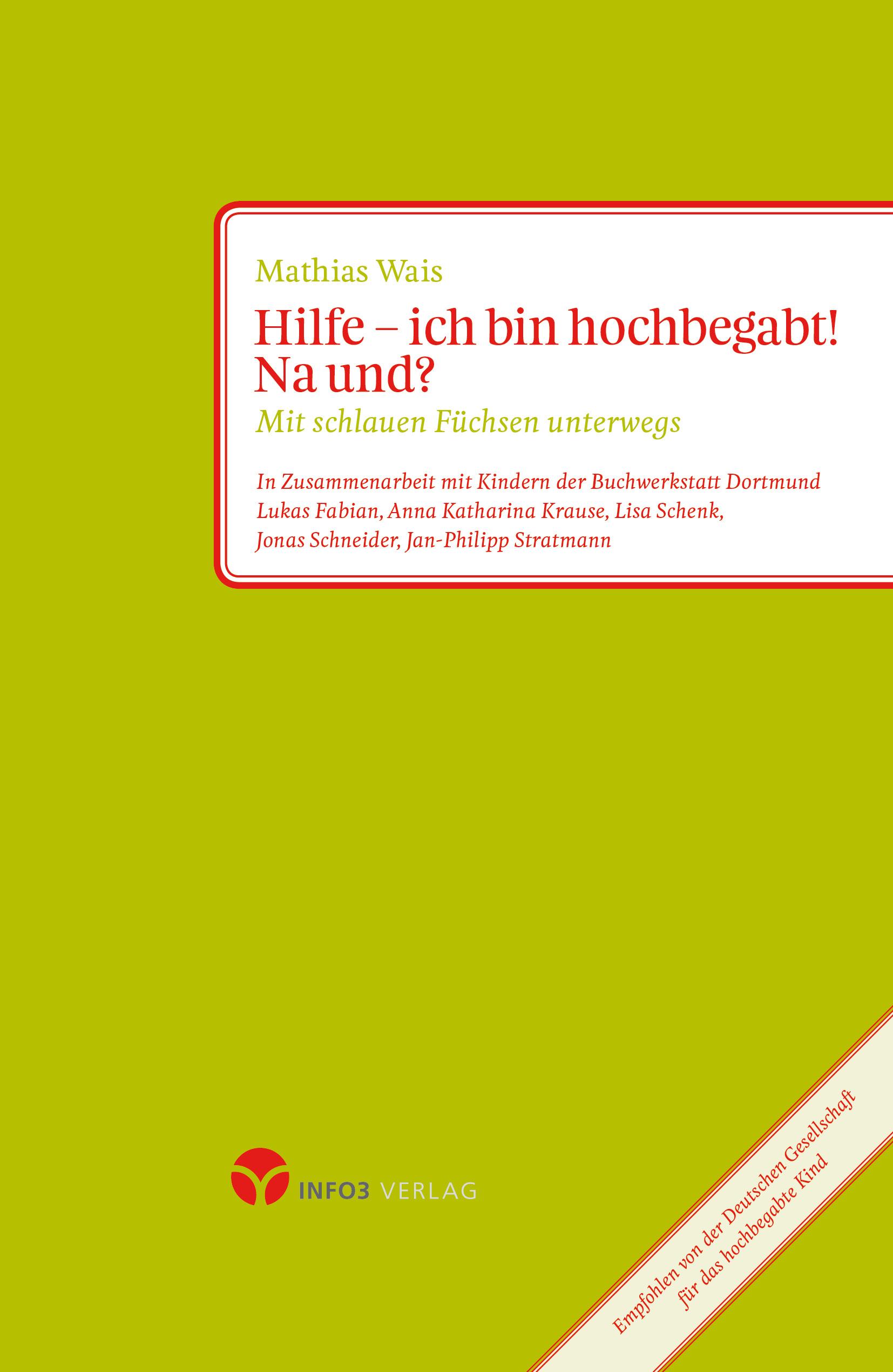 Vorderes Coverbild Hilfe - ich bin hochbegabt! Na und?