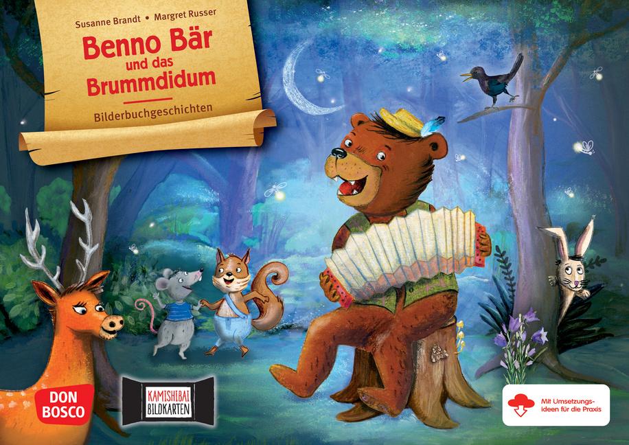 Vorderes Coverbild Benno Bär und das Brummdidum. Kamishibai Bildkartenset