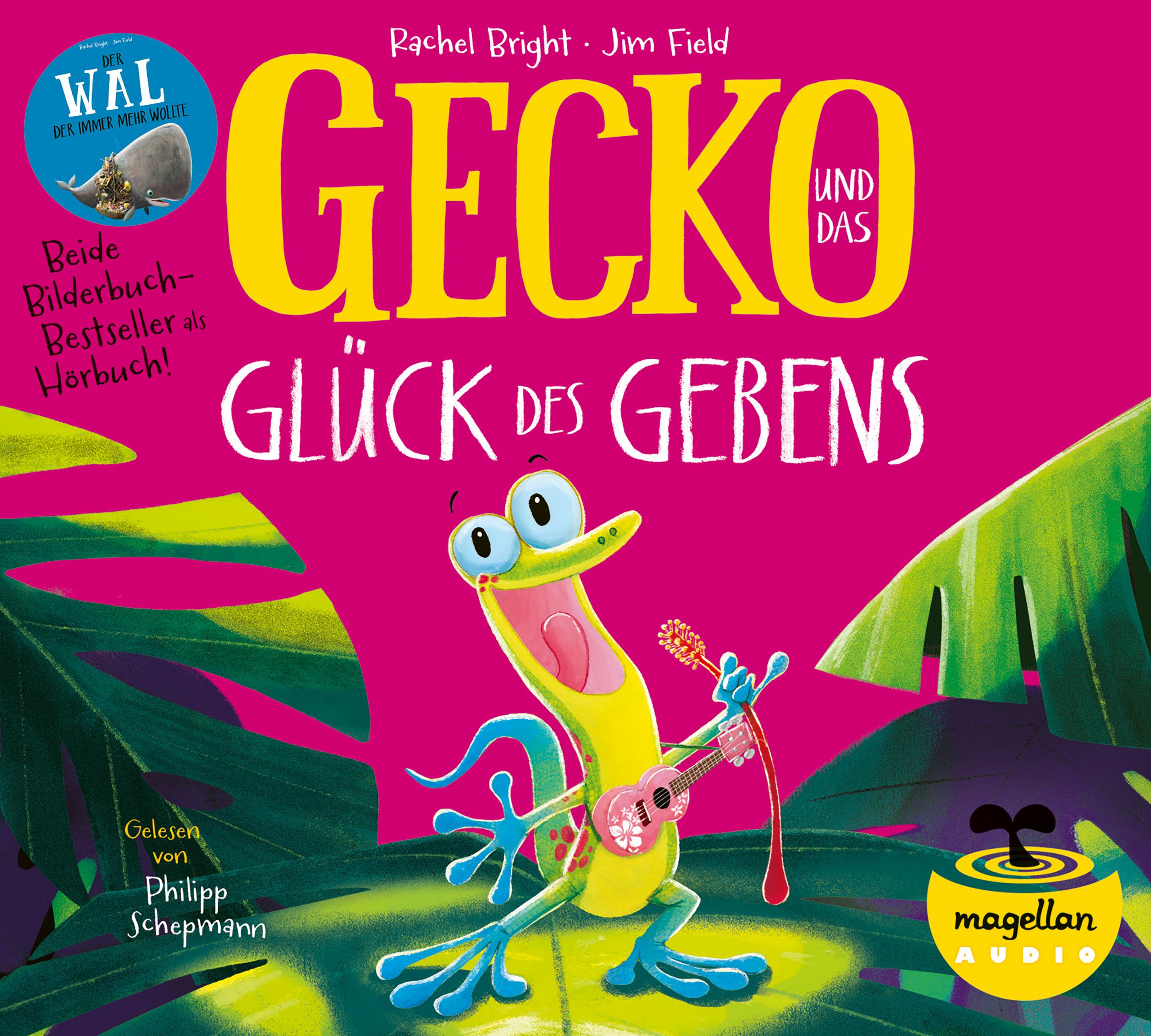 Vorderes Coverbild Gecko und das Glück des Gebens / Der Wal, der immer mehr wollte (Audio-CD)
