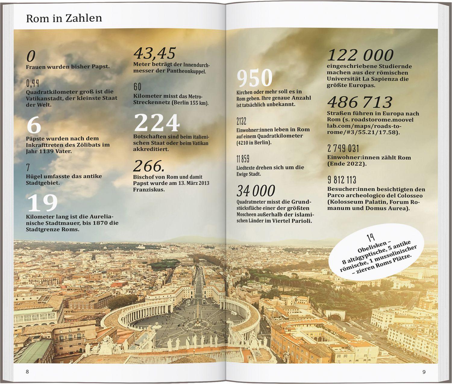 Beispielinhalt (Bild) DUMONT direkt Reiseführer Rom