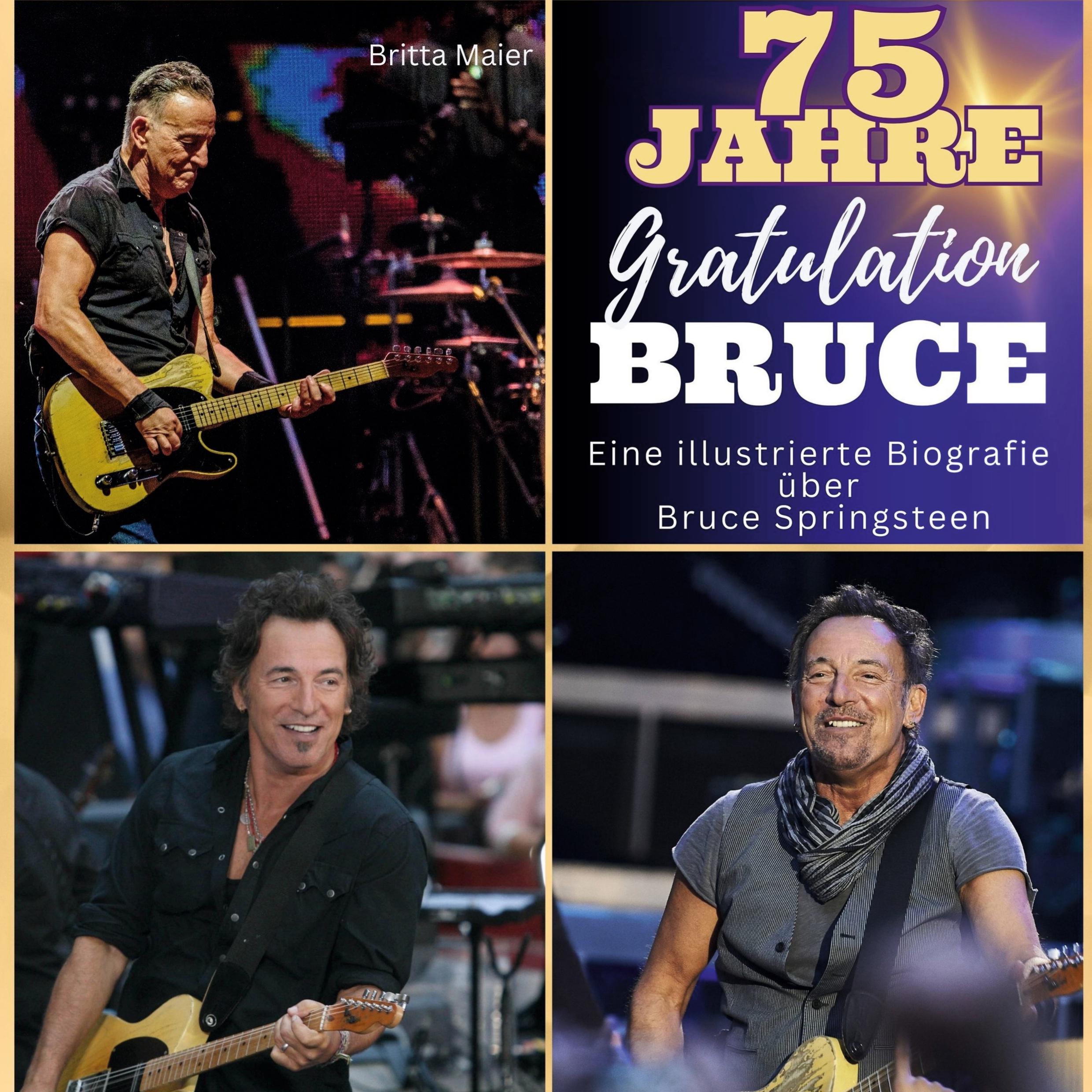 Vorderes Coverbild Eine illustrierte Biografie <br> über <br> Bruce Springsteen