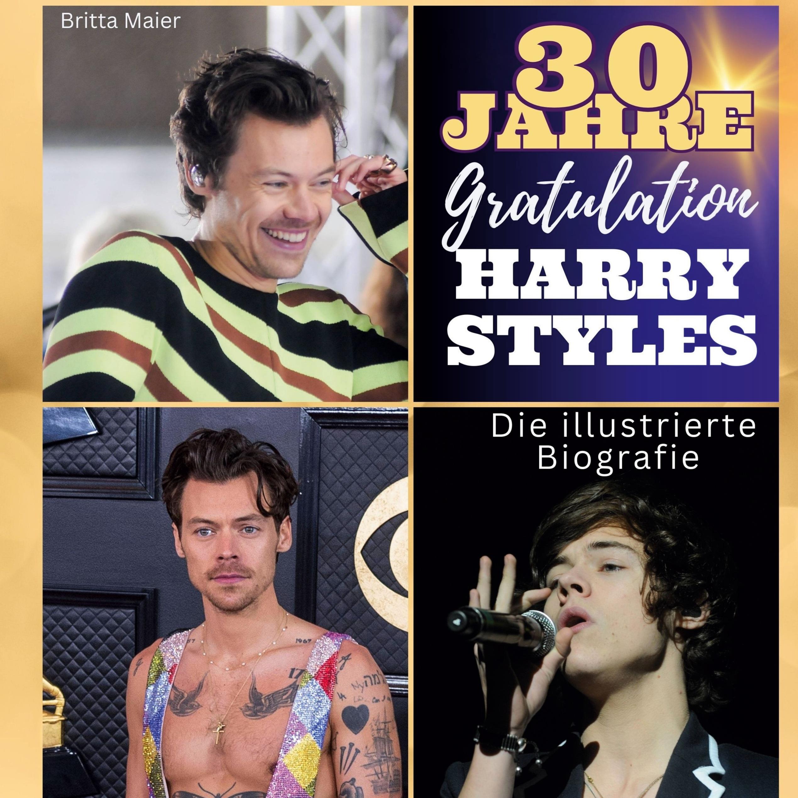 Vorderes Coverbild Die illustrierte Biografie über Harry Styles