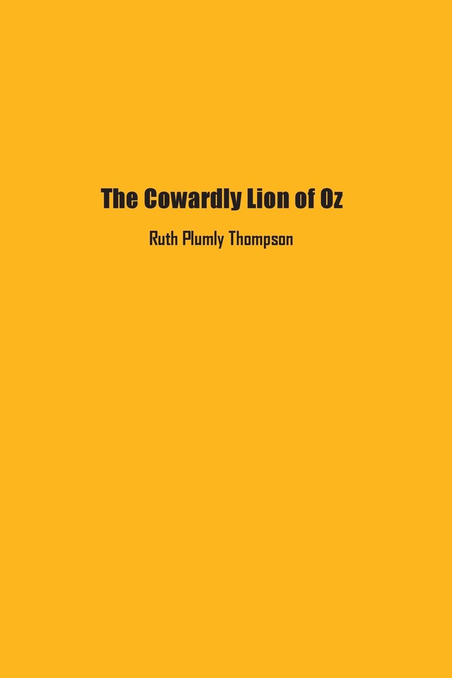 Vorderes Coverbild The Cowardly Lion of Oz
