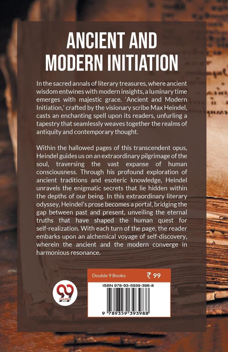 Rückseitencover Ancient And Modern Initiation