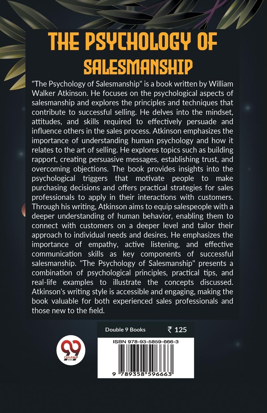 Rückseitencover The Psychology Of Salesmanship