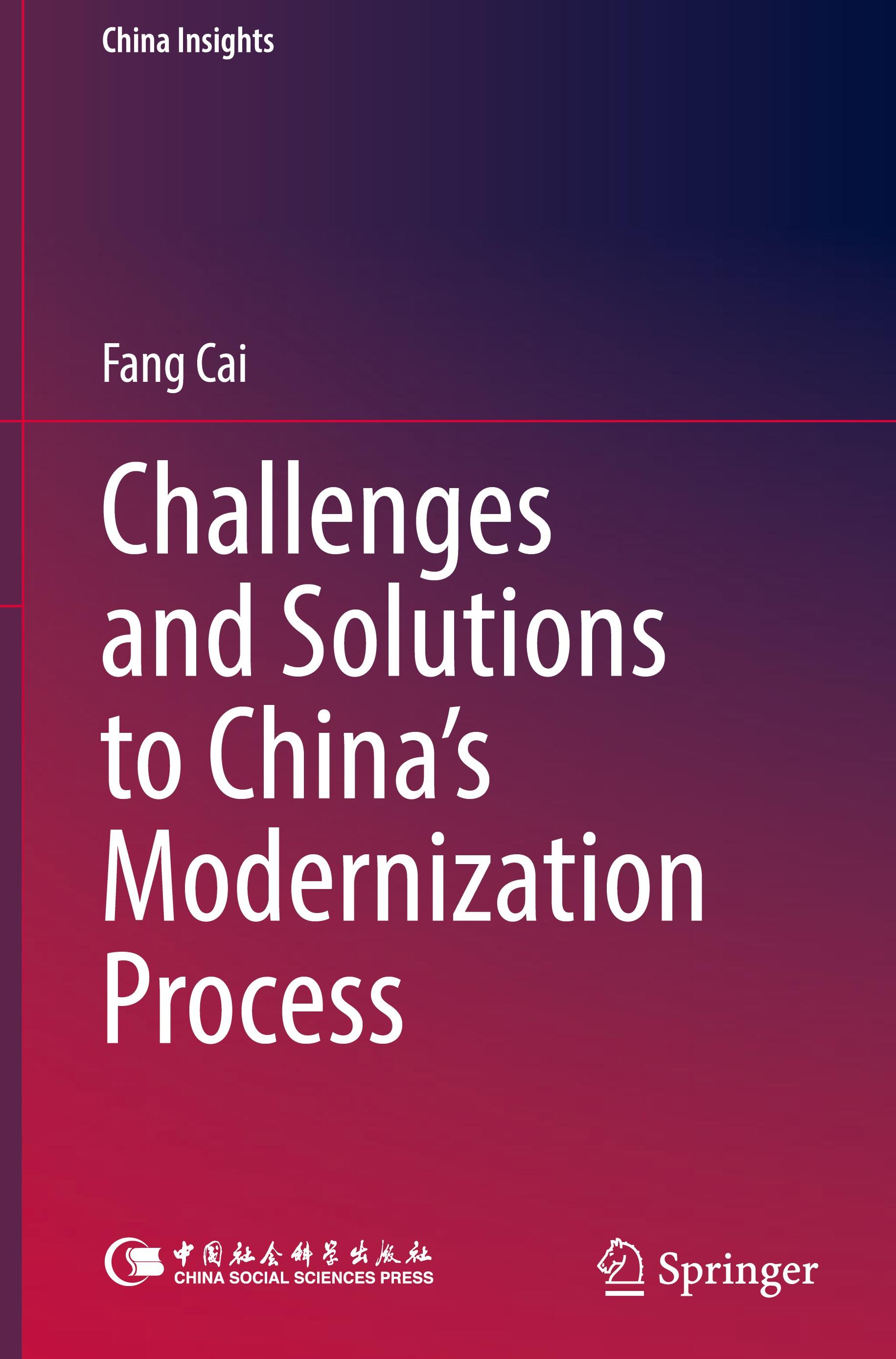 Vorderes Coverbild Challenges and Solutions to China's Modernization Process