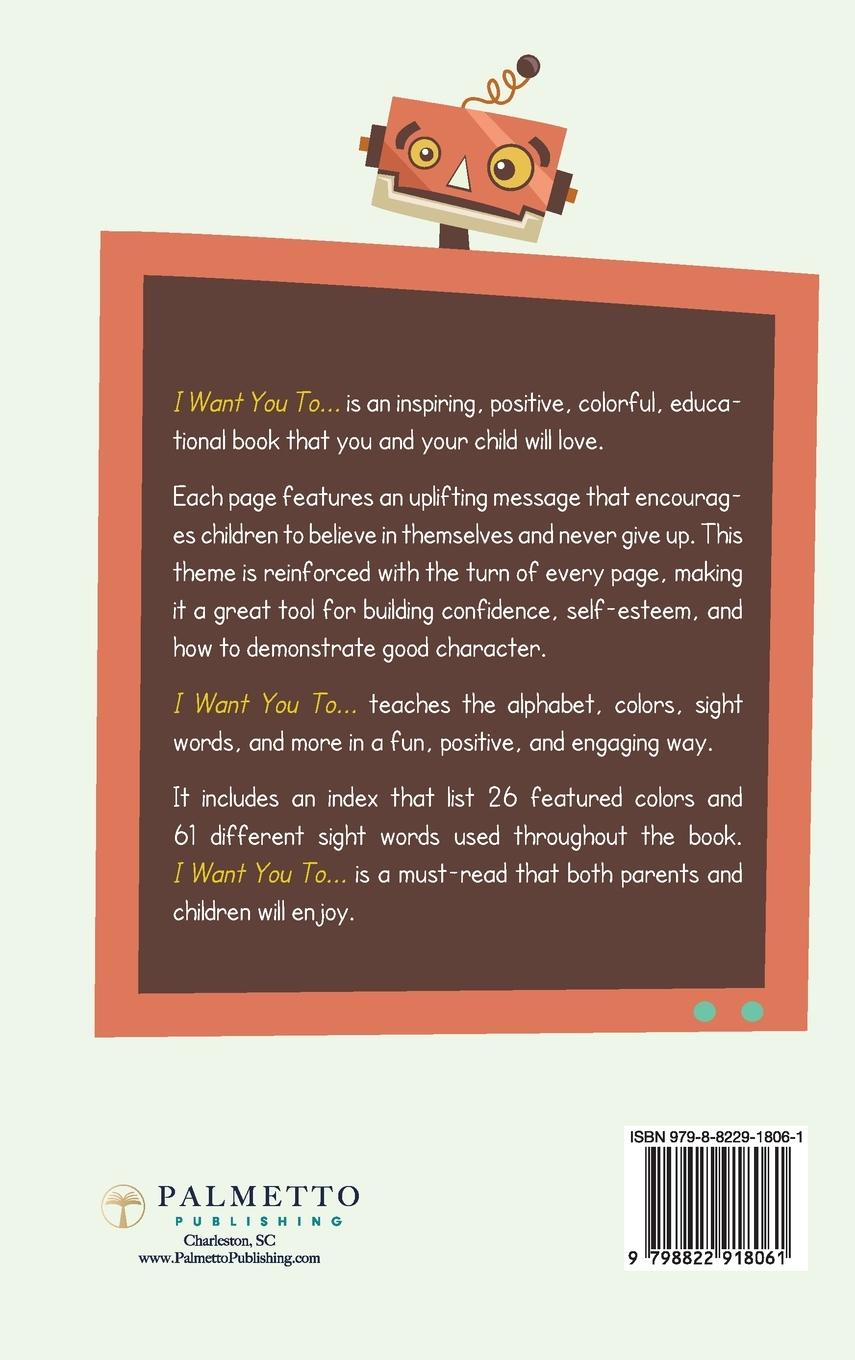 Rückseitencover I Want You To...