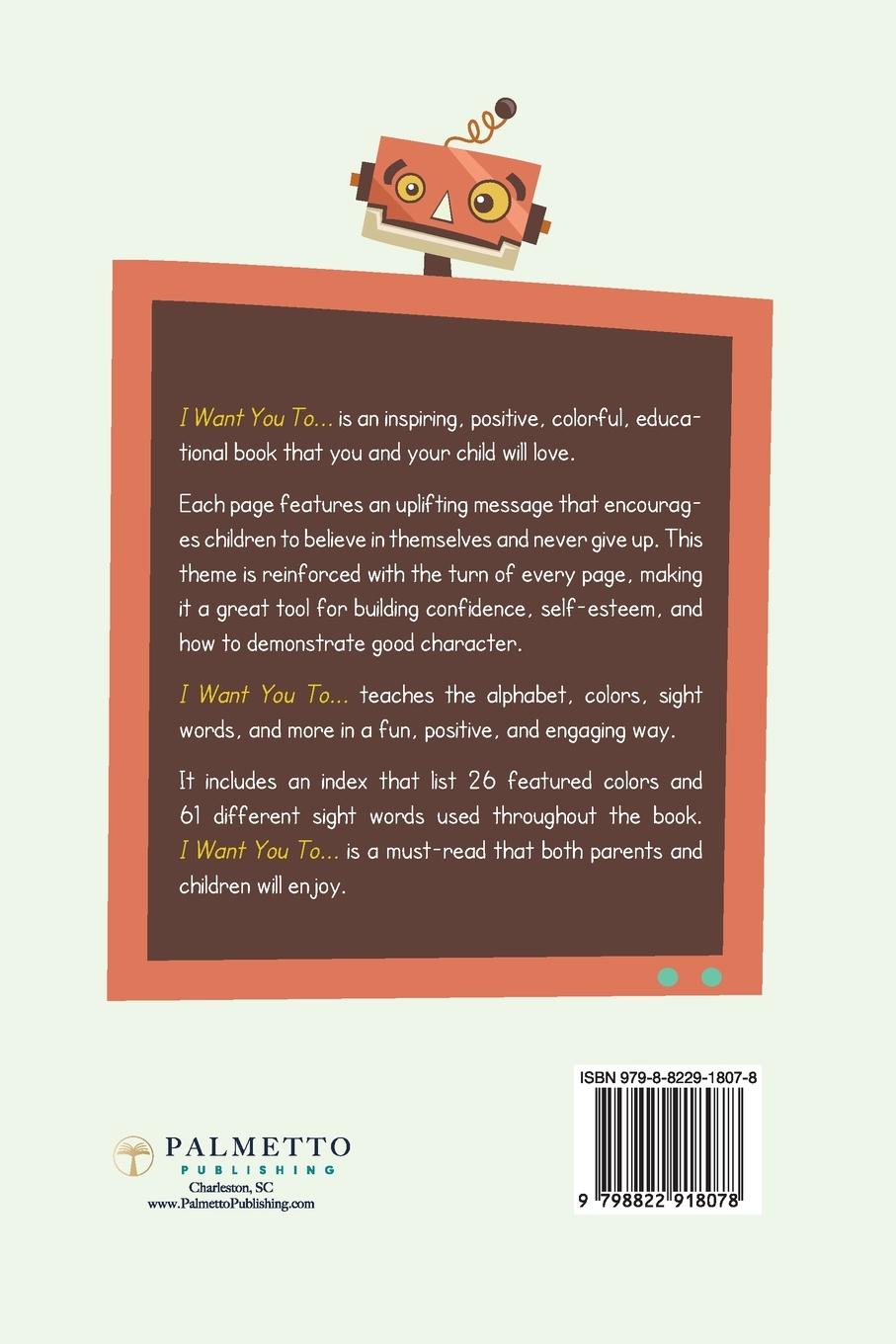 Rückseitencover I Want You To...