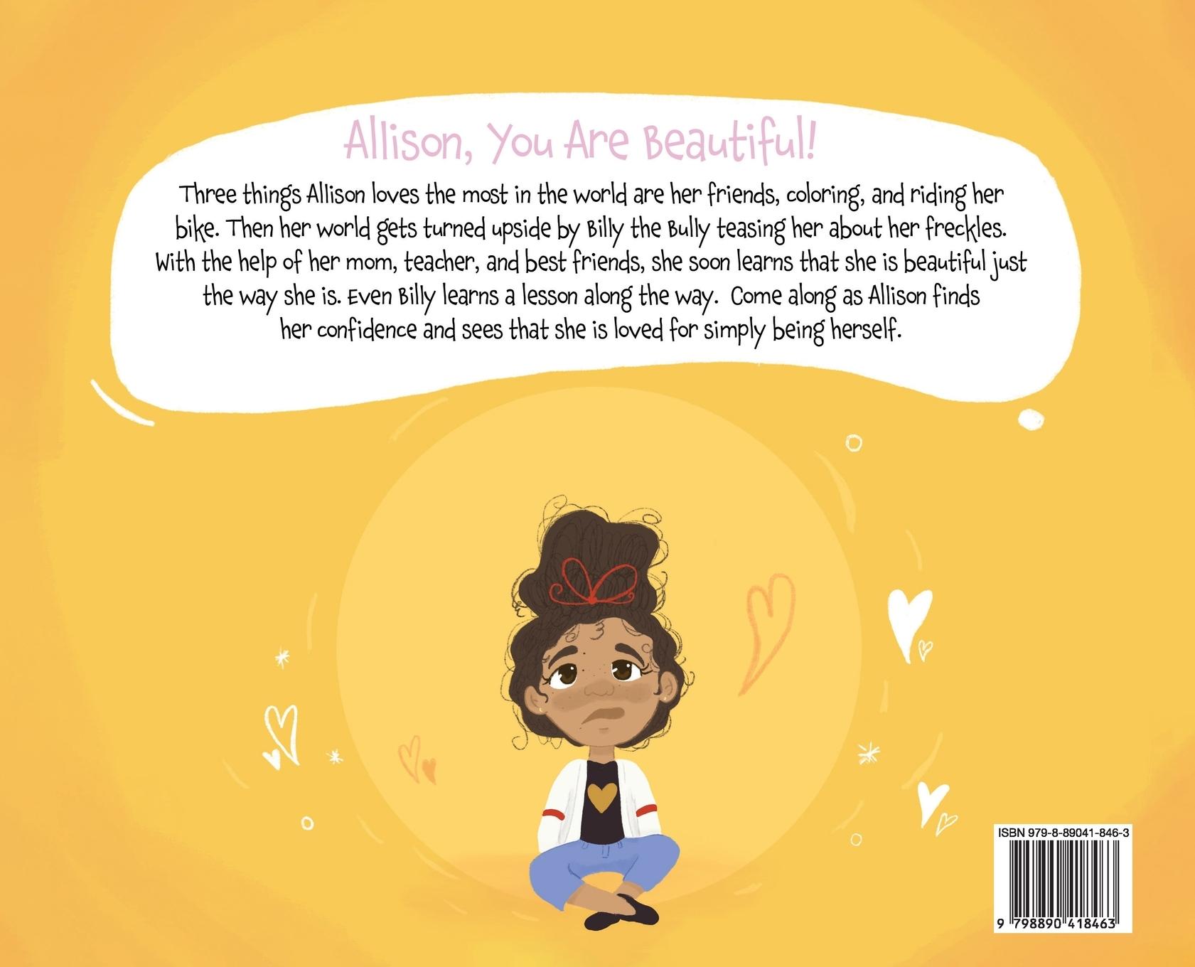 Rückseitencover Allison, You Are Beautiful