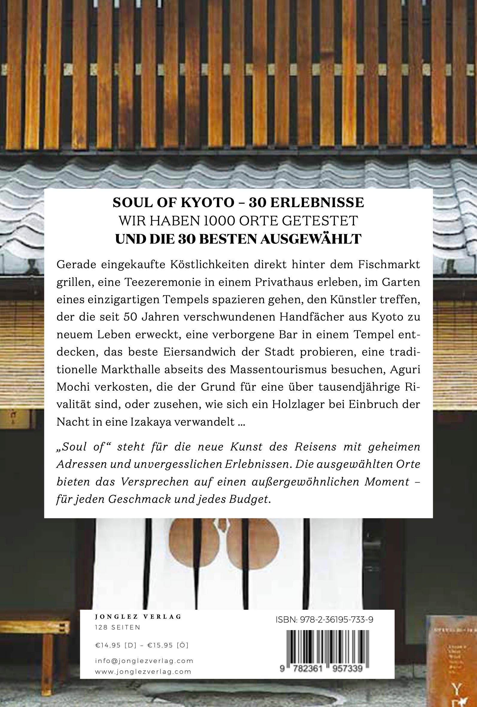 Rückseitencover Soul of Kyoto