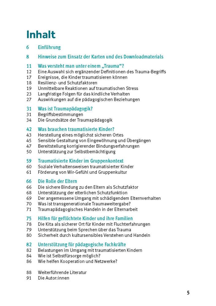 Beispielinhalt (Bild) Traumapädagogik: Kita-Kinder sensibel begleiten