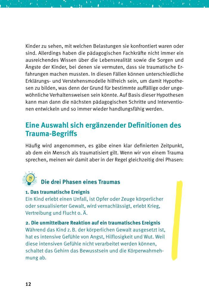 Beispielinhalt (Bild) Traumapädagogik: Kita-Kinder sensibel begleiten