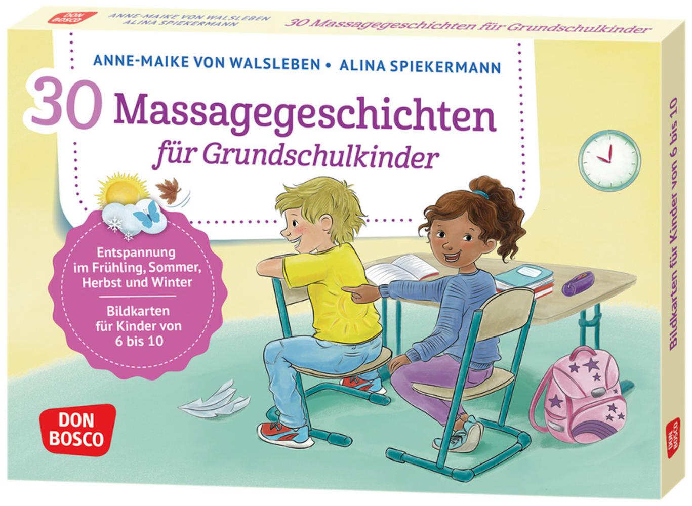Vorderes Coverbild 30 Massagegeschichten für Grundschulkinder