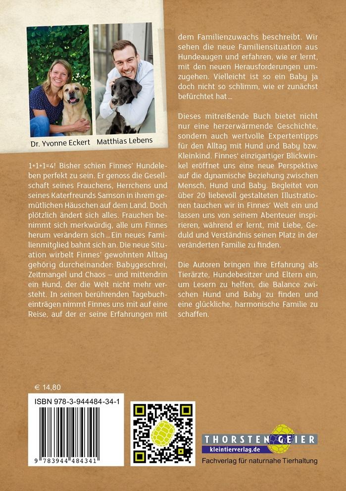 Rückseitencover Finnes zieht aus - Ein Hundeleben steht Kopf