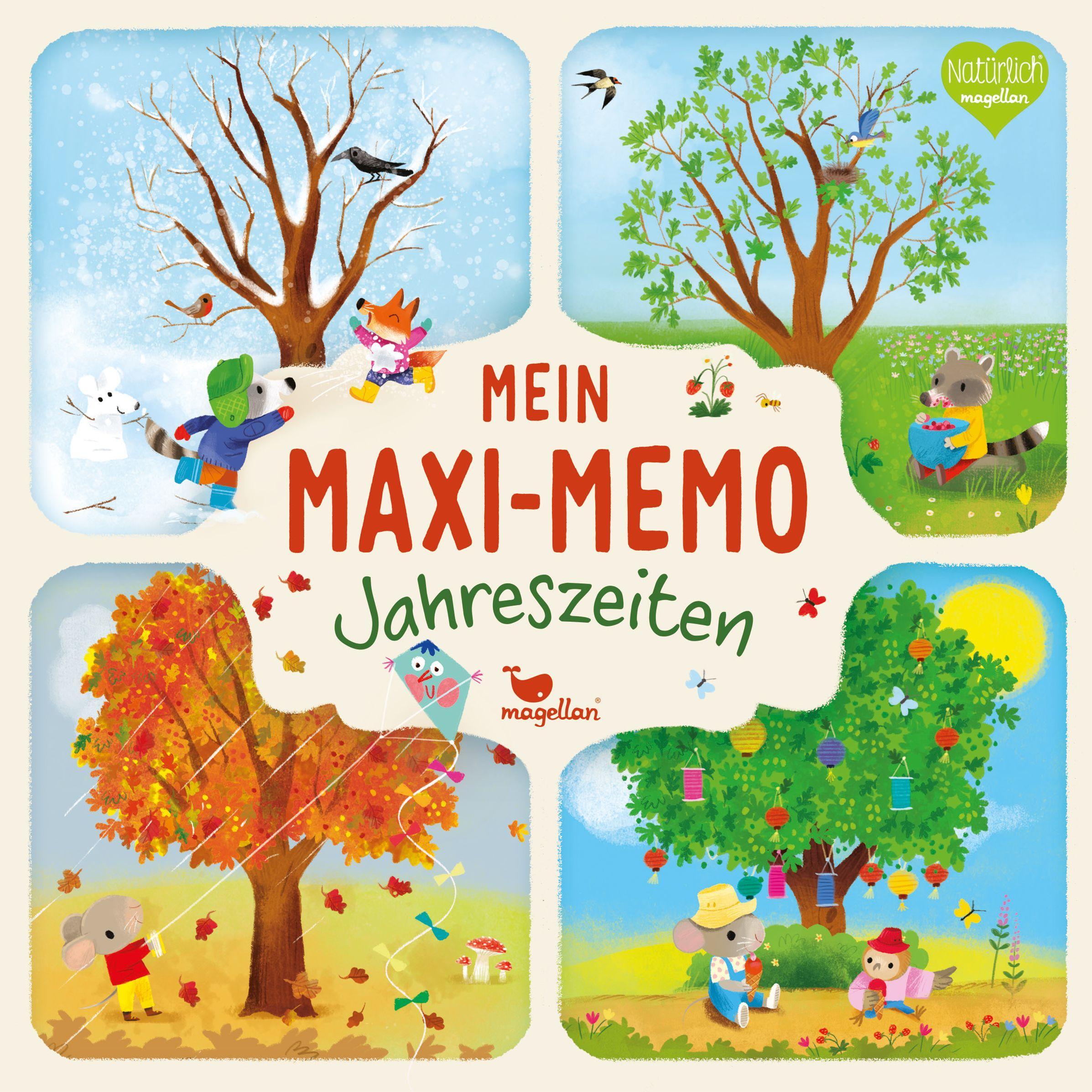 Vorderes Coverbild Mein Maxi-Memo - Jahreszeiten