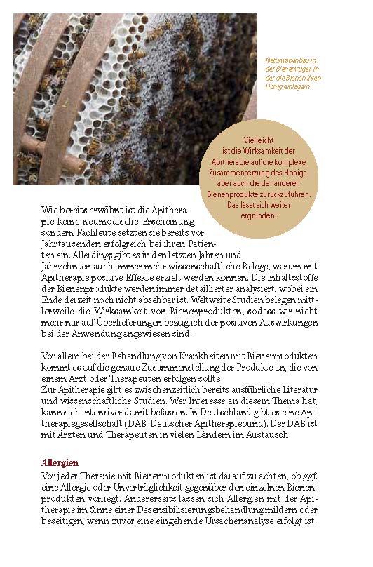 Beispielinhalt (Bild) Bienenschätze - Honig, Pollen, Propolis & Co.