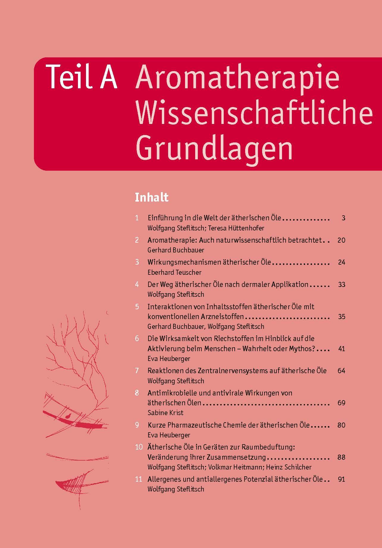 Beispielinhalt (Bild) Aromatherapie in Wissenschaft und Praxis