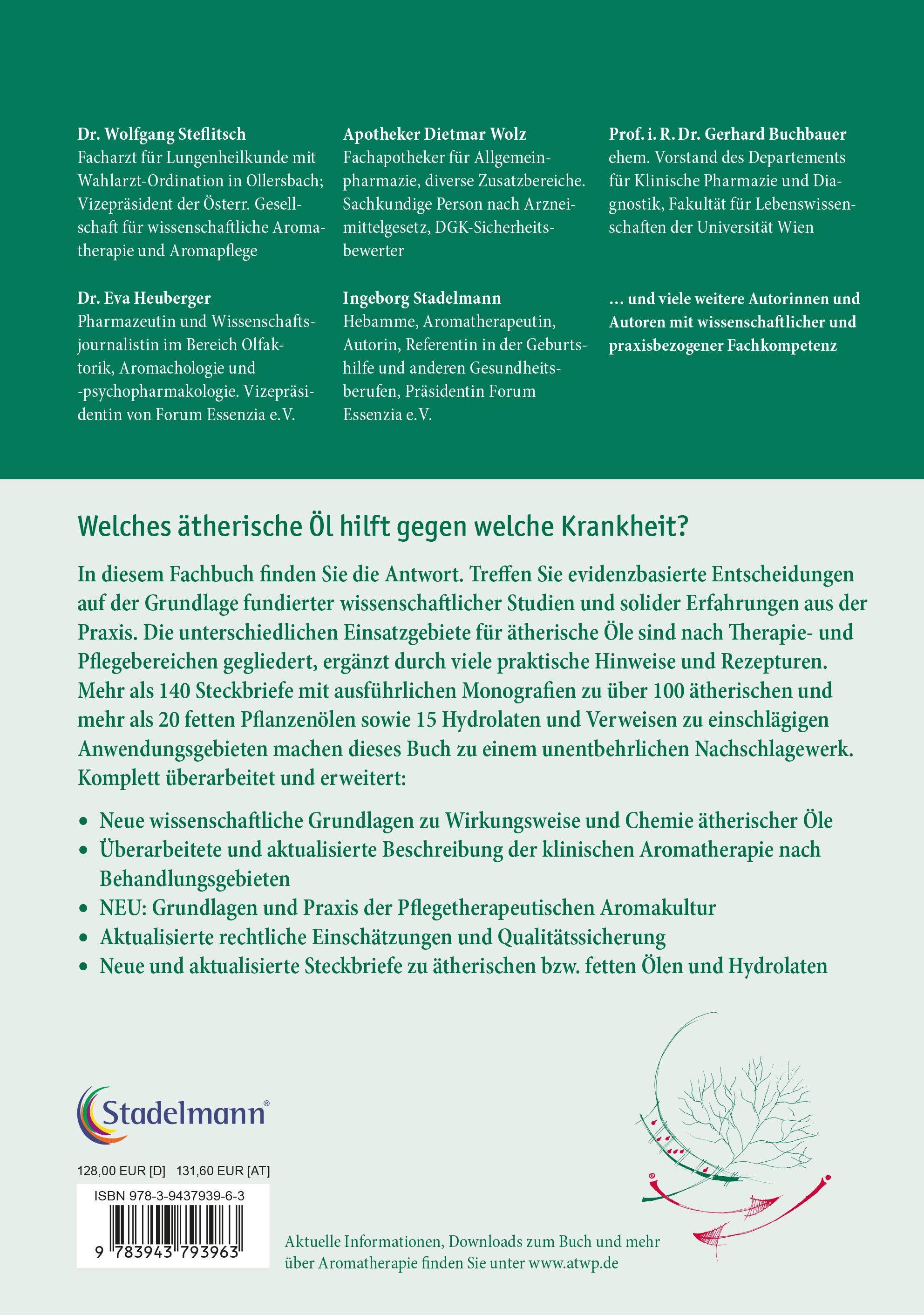 Rückseitencover Aromatherapie in Wissenschaft und Praxis