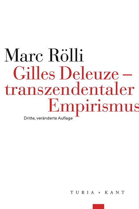 Vorderes Coverbild Gilles Deleuze - transzendentaler Empirismus