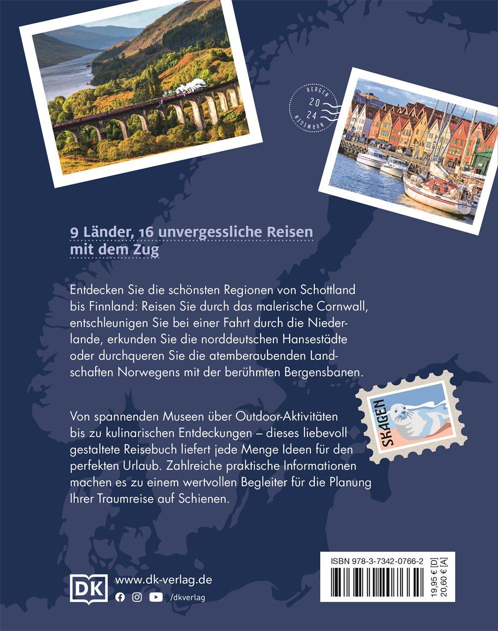 Rückseitencover Urlaub mit dem Zug: Nördliches Europa
