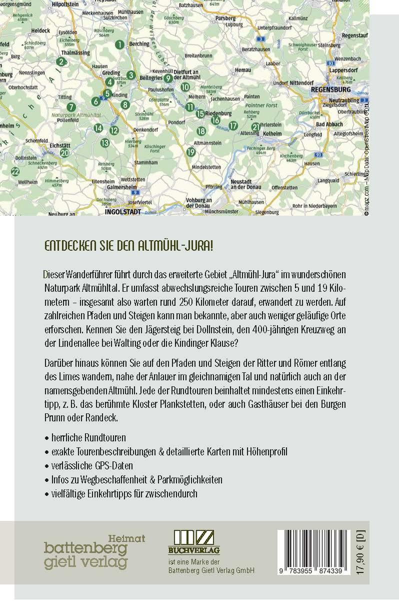 Rückseitencover Genusswandern Altmühl-Jura