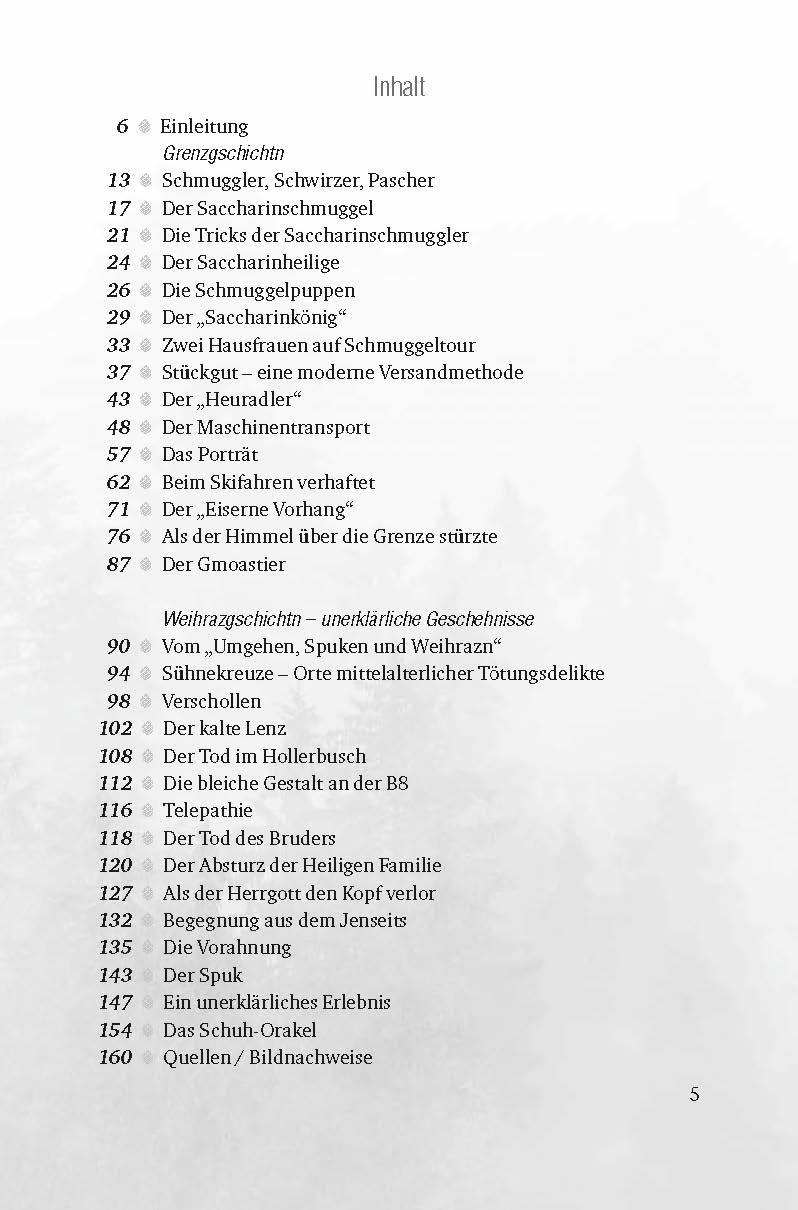 Beispielinhalt (Bild) Grenz- und Weihrazgschichten