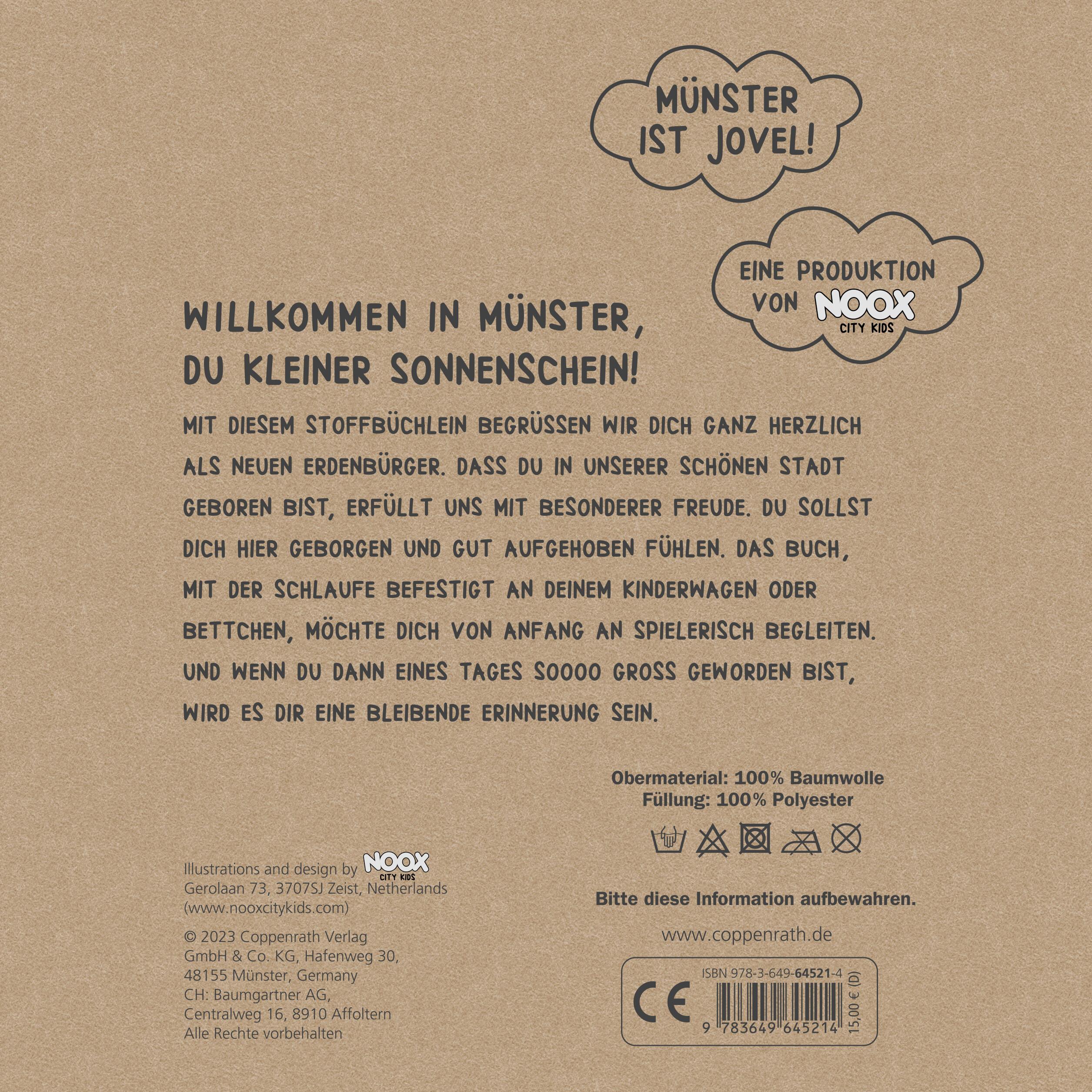 Rückseitencover Knister-Babybuch: Münster ist jovel!