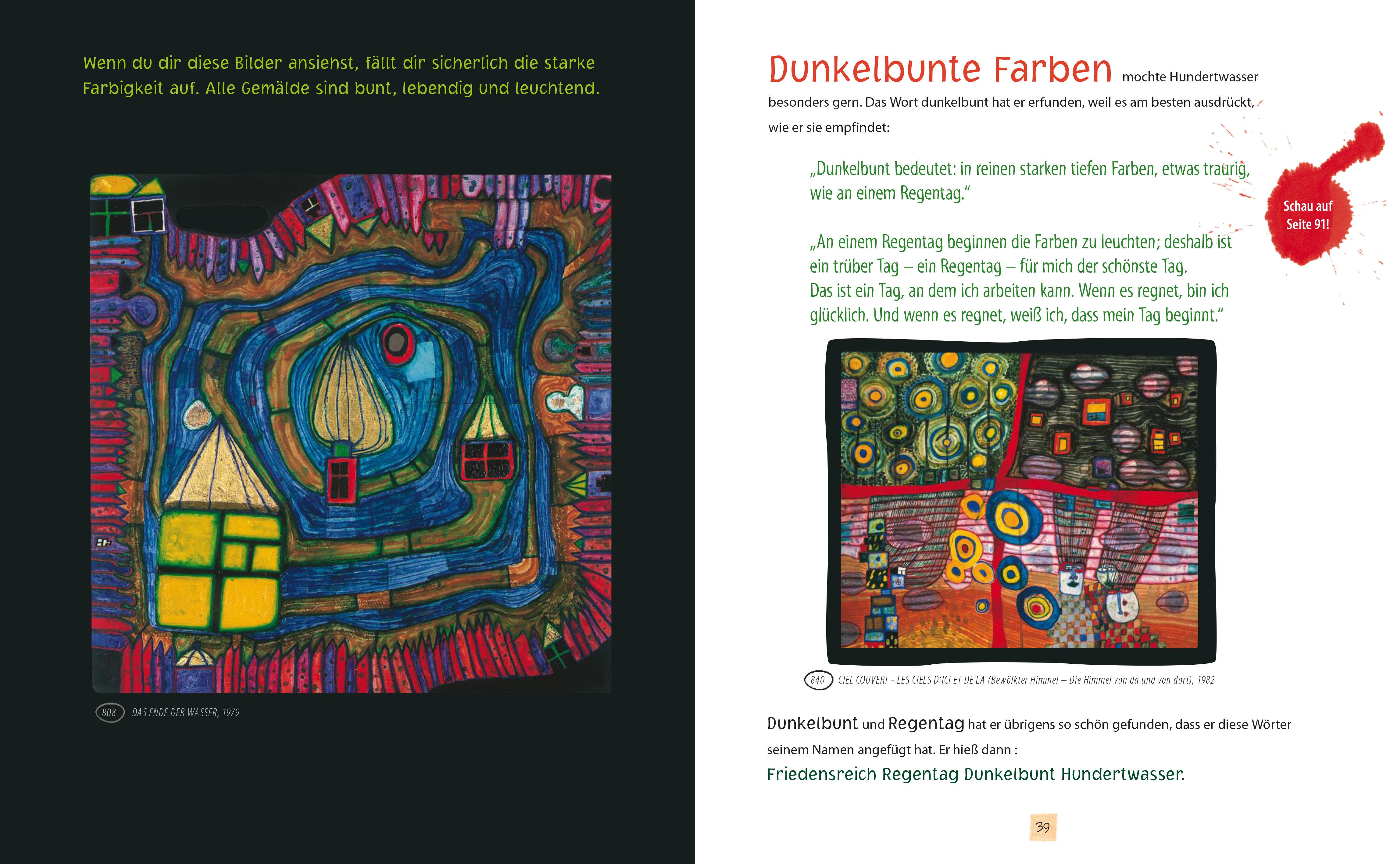 Beispielinhalt (Bild) Träume ernten - Hundertwasser für Kinder