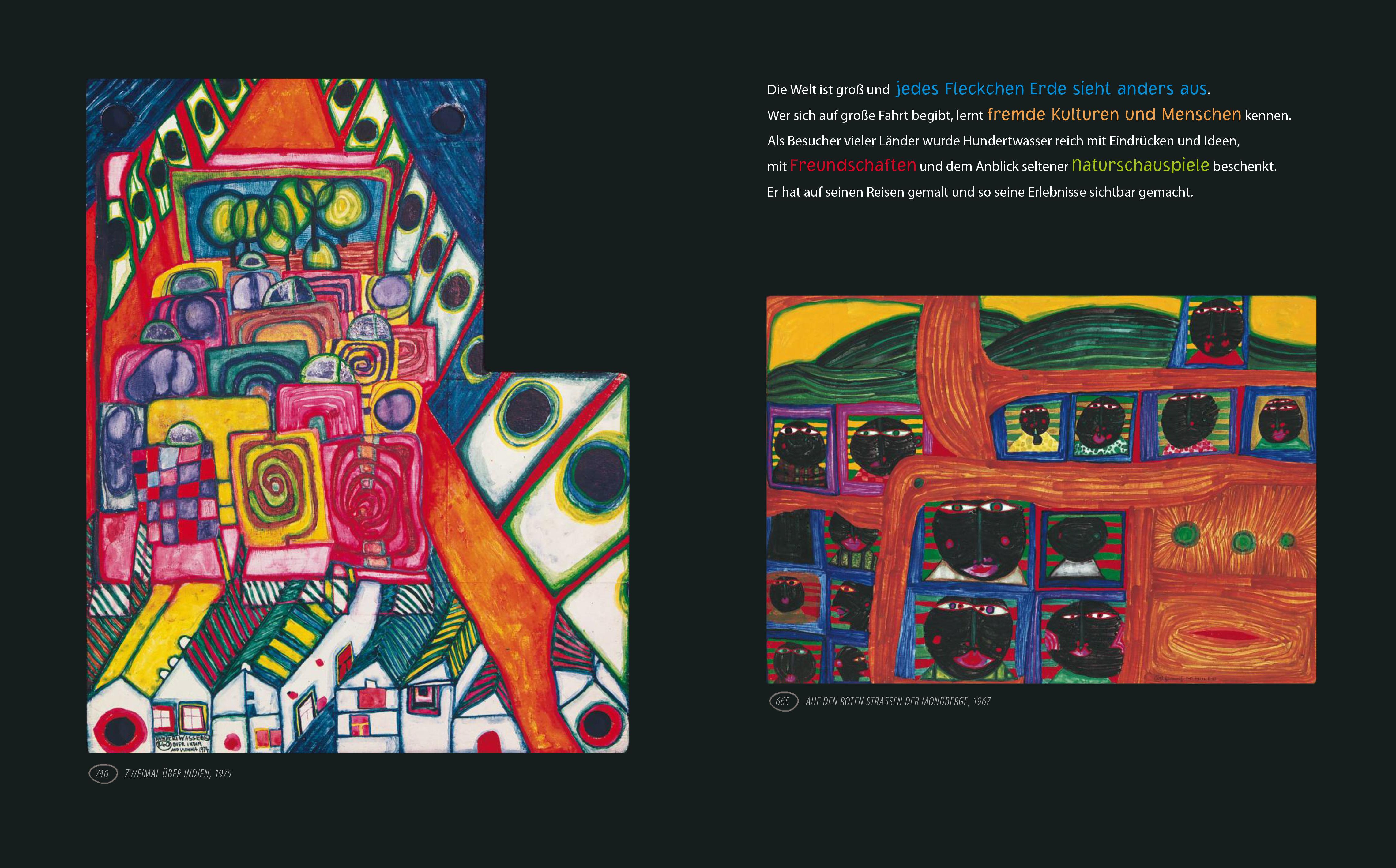 Beispielinhalt (Bild) Träume ernten - Hundertwasser für Kinder