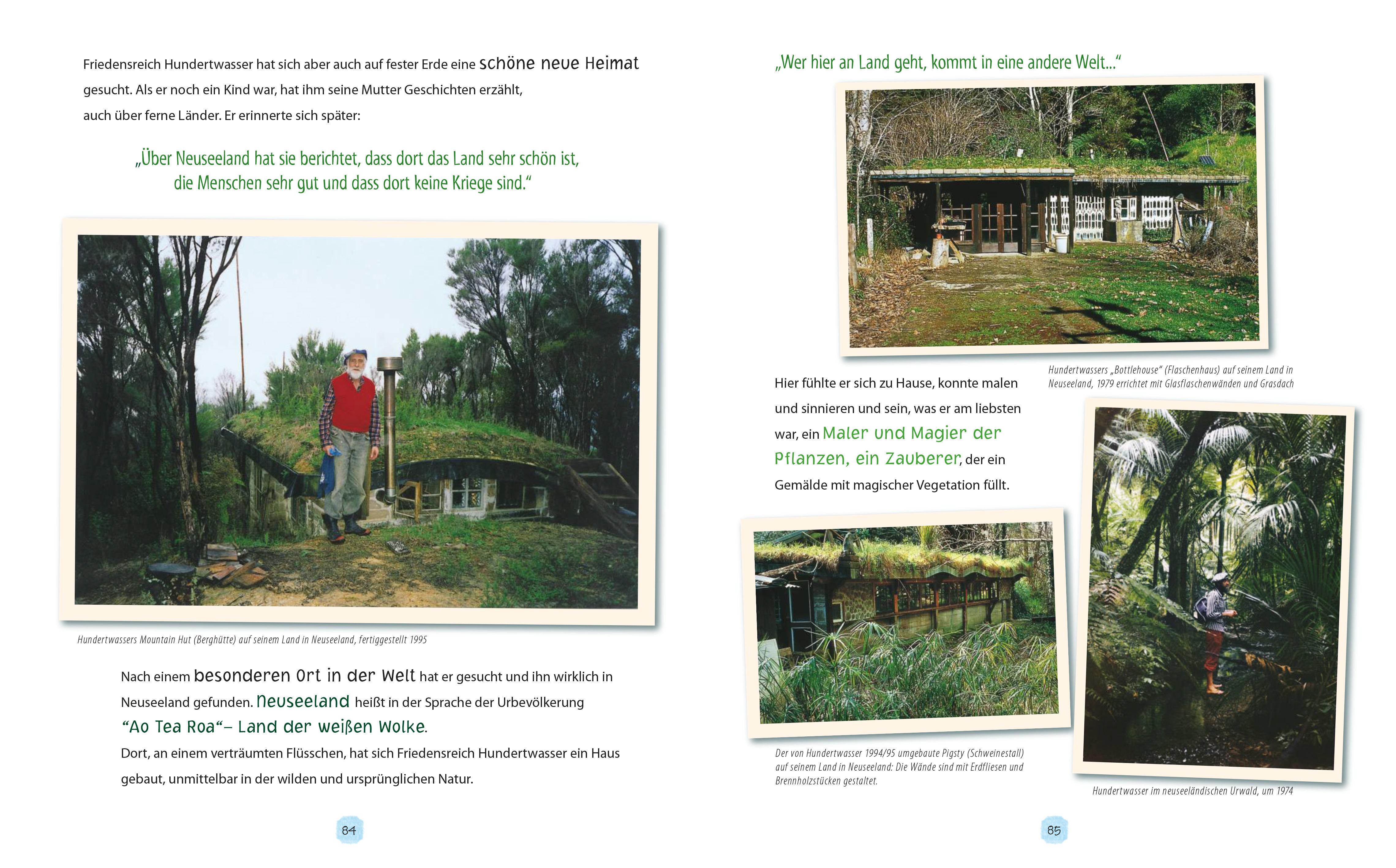 Beispielinhalt (Bild) Träume ernten - Hundertwasser für Kinder