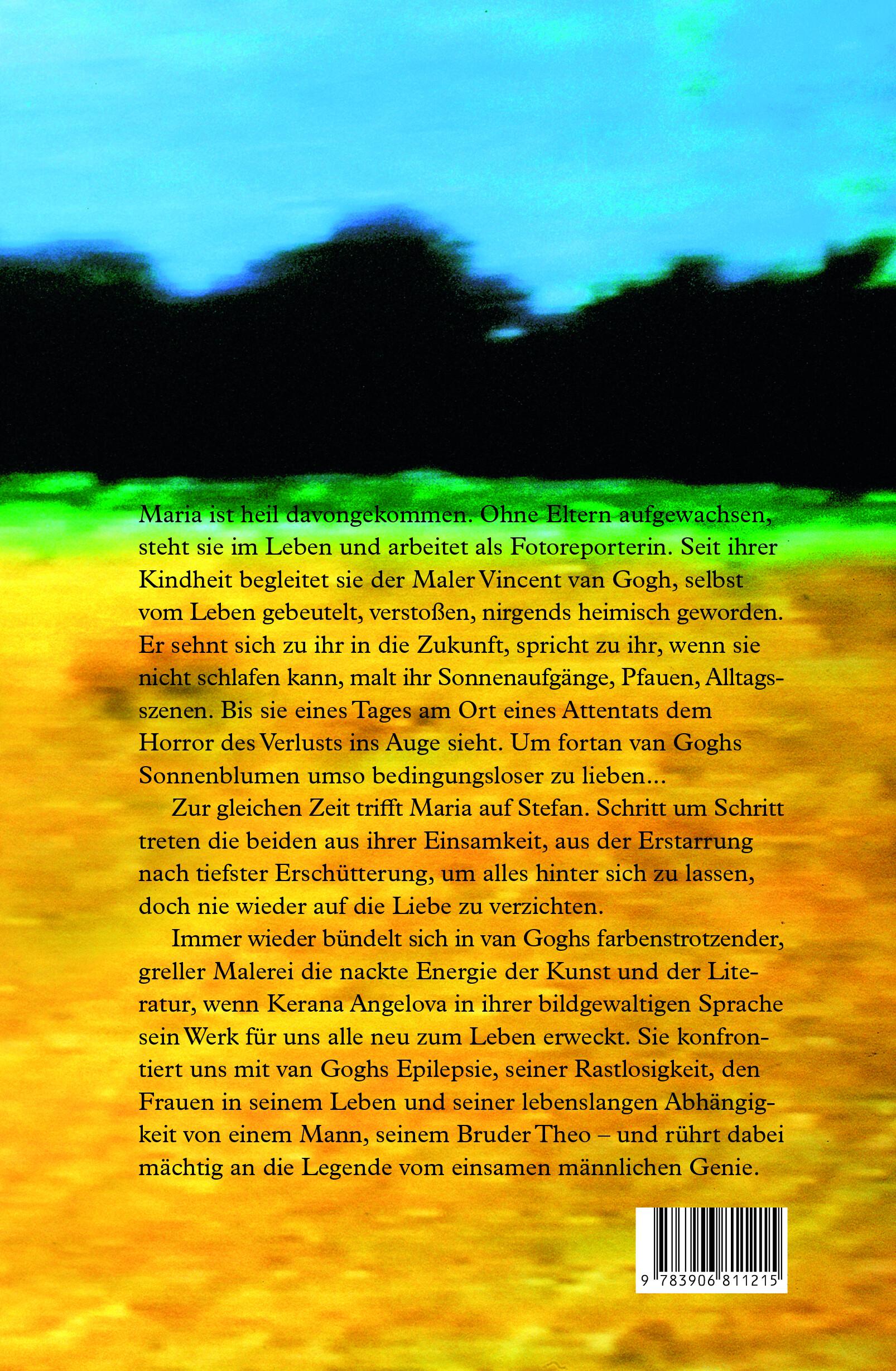 Rückseitencover Sonnenblumen für Maria