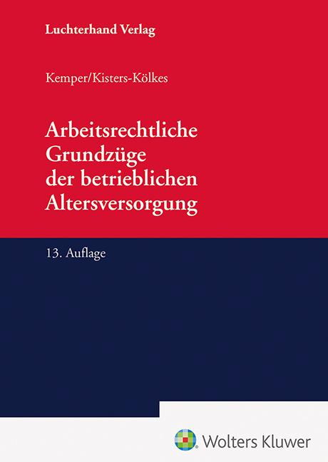 Vorderes Coverbild Arbeitsrechtliche Grundzüge der betrieblichen Altersversorgung