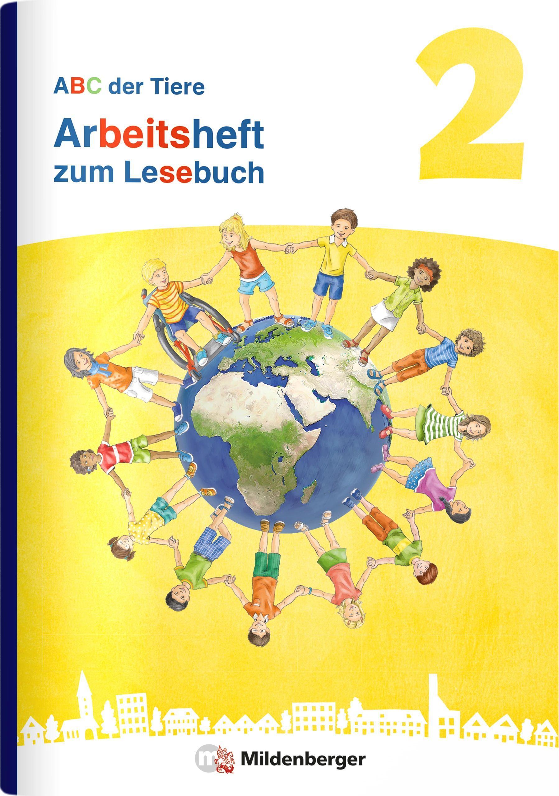 Vorderes Coverbild ABC der Tiere 2 Neubearbeitung - Arbeitsheft zum Lesebuch
