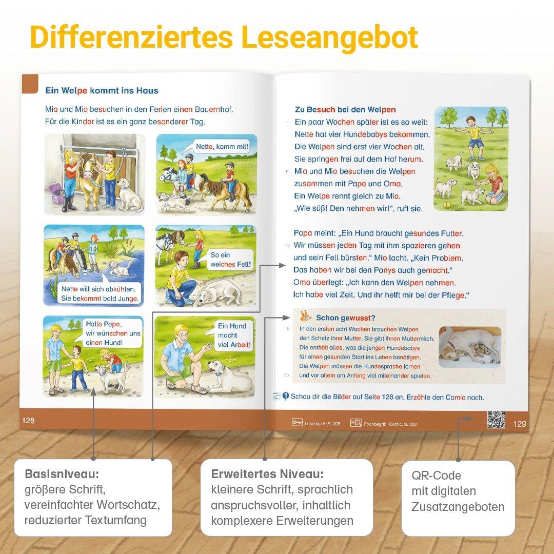 Beispielinhalt (Bild) ABC der Tiere 2 Neubearbeitung - Lesebuch