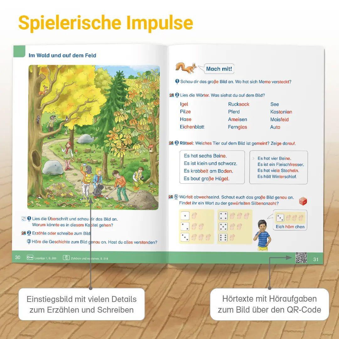 Beispielinhalt (Bild) ABC der Tiere 2 Neubearbeitung - Lesebuch