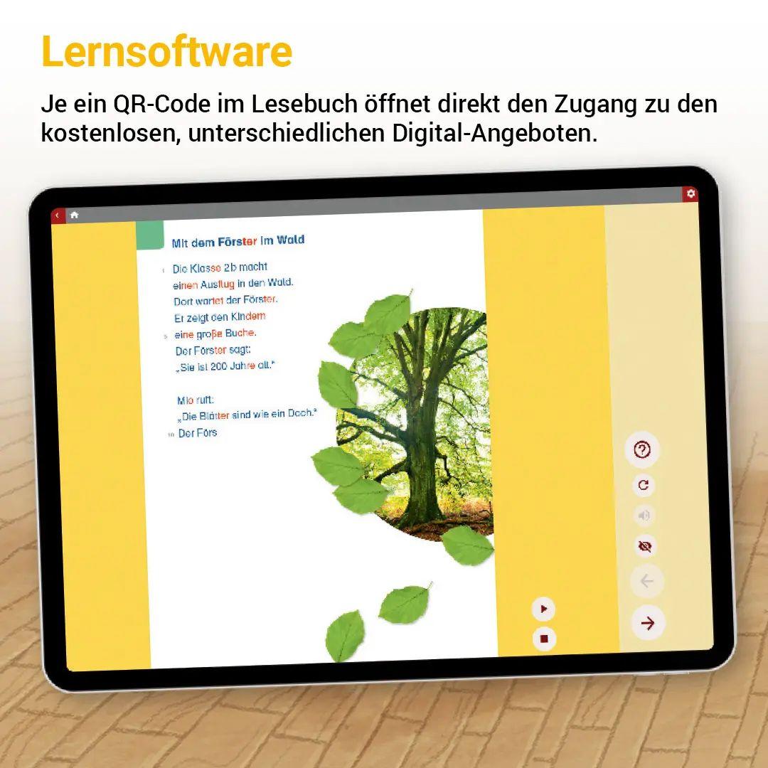 Beispielinhalt (Bild) ABC der Tiere 2 Neubearbeitung - Lesebuch