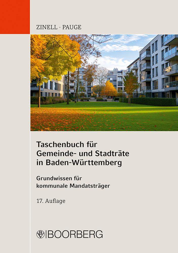 Vorderes Coverbild Taschenbuch für Gemeinde- und Stadträte in Baden-Württemberg