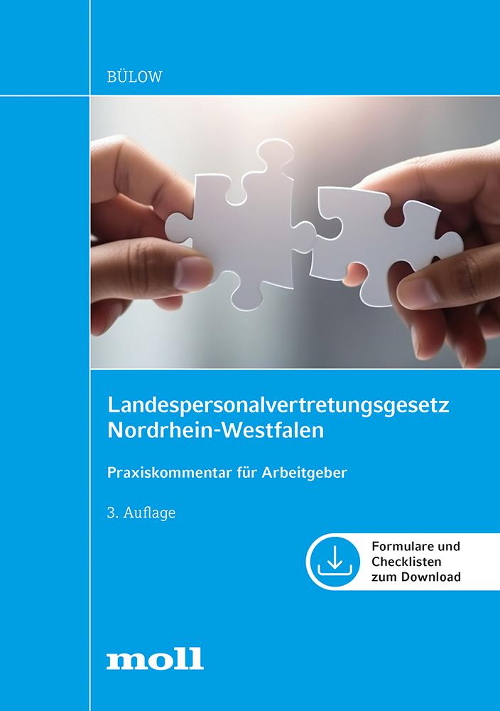Vorderes Coverbild Landespersonalvertretungsgesetz Nordrhein-Westfalen