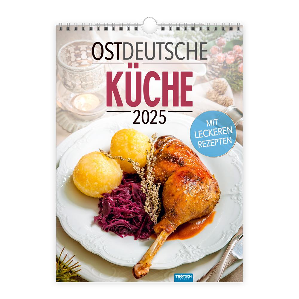 Vorderes Coverbild Trötsch Classickalender Ostdeutsche Küche 2025