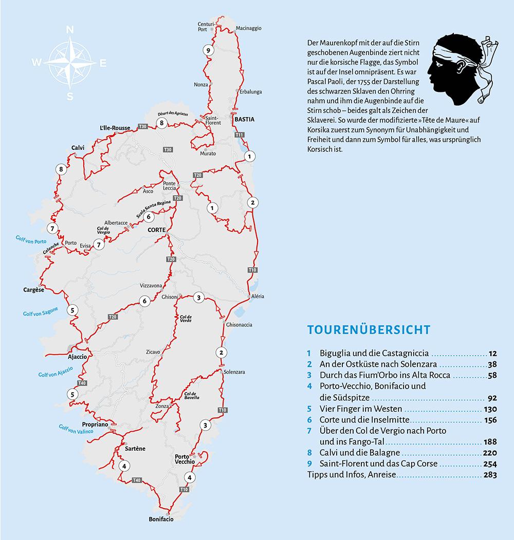 Beispielinhalt (Bild) Entdeckertouren mit dem Wohnmobil Korsika