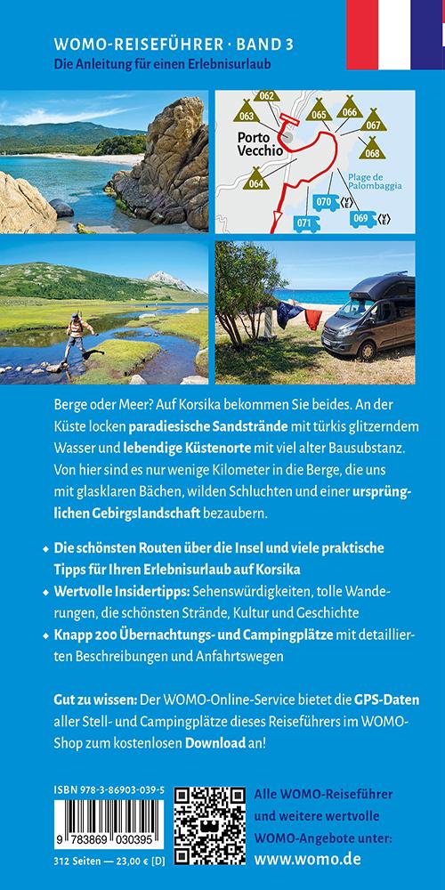 Rückseitencover Entdeckertouren mit dem Wohnmobil Korsika