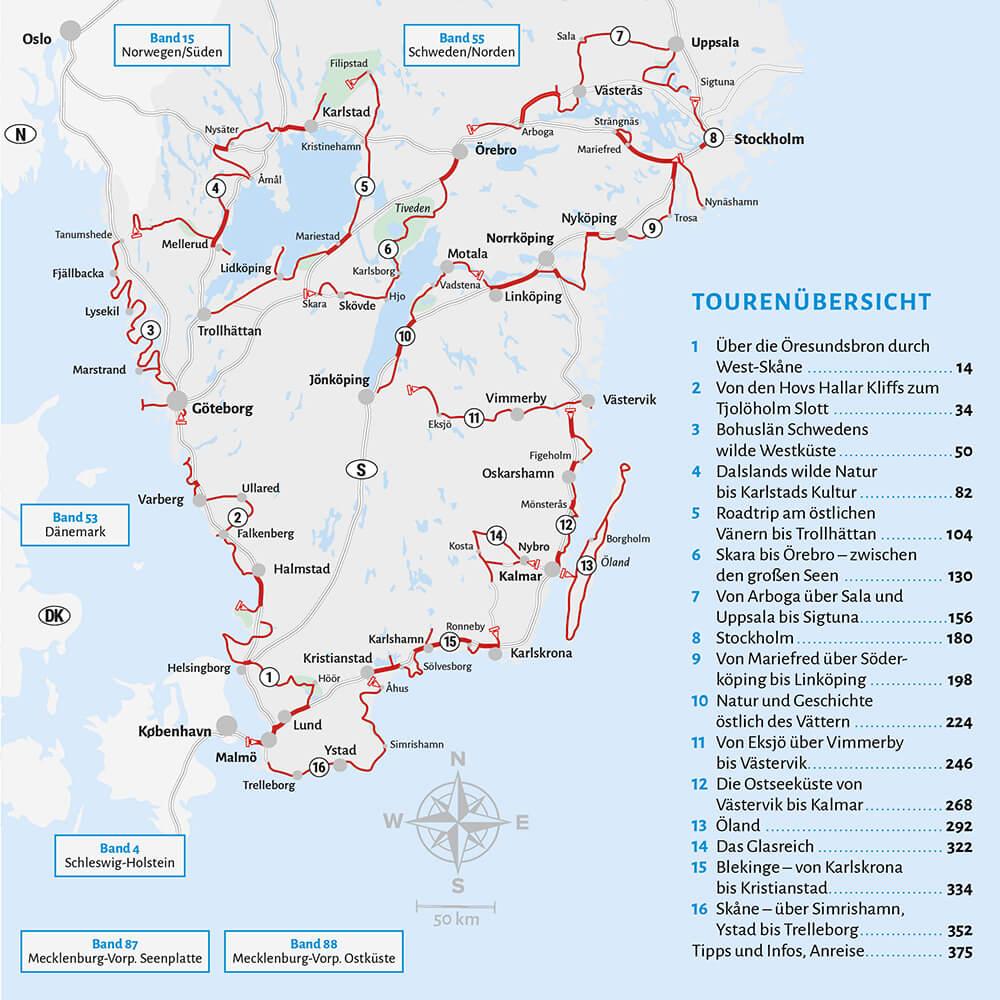 Beispielinhalt (Bild) Entdeckertouren mit dem Wohnmobil Schweden
