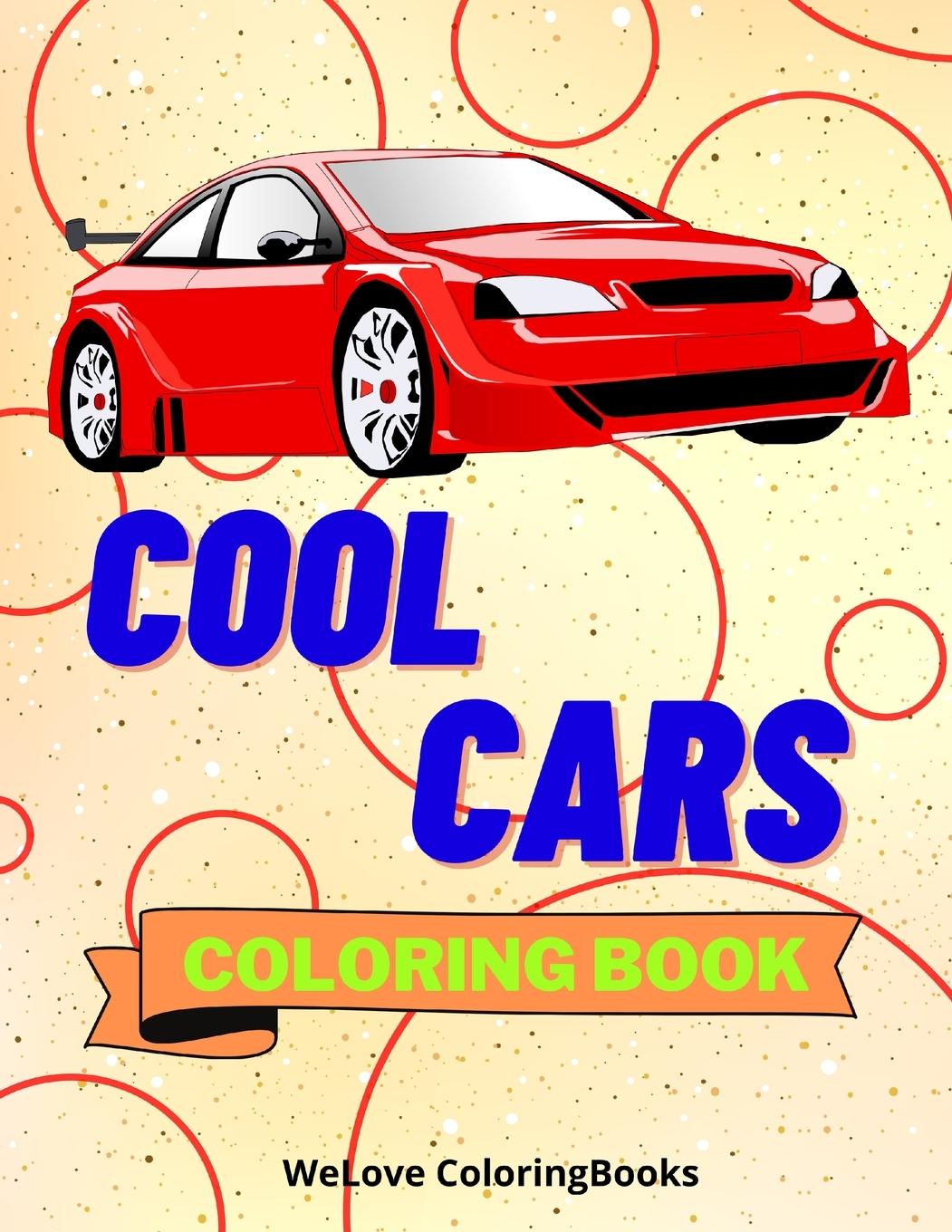Vorderes Coverbild Cool Cars Coloring Book