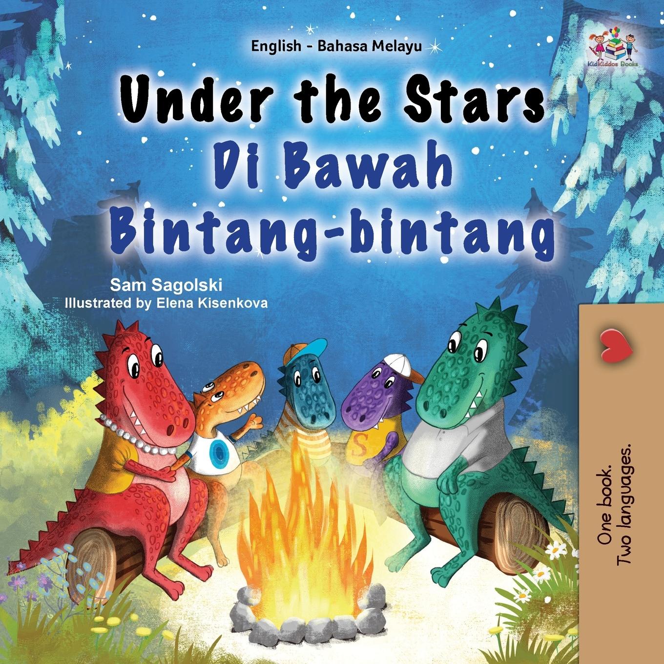 Vorderes Coverbild Under the Stars (English Malay Bilingual Kids Book)
