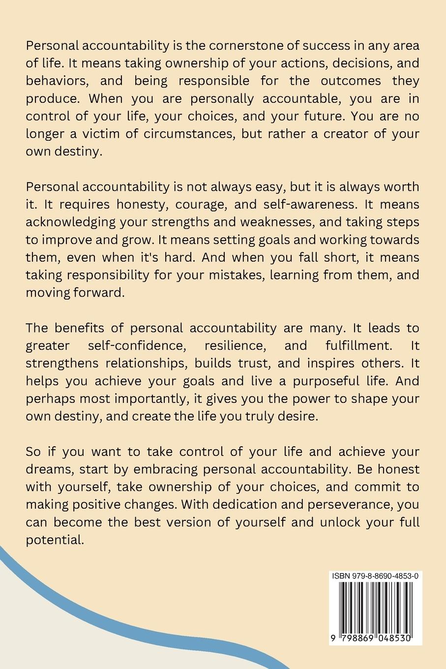 Rückseitencover The Power of Personal Accountability